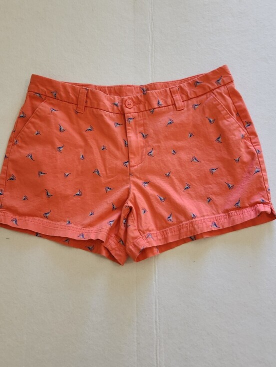 Magellan Outdoors Pants - Magellan Outdoors Coral Printed Sail Boat Women’s Shorts Size 12